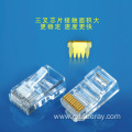 UTP 10P10C 3U Modular Plug RJ50 Connector